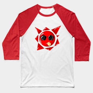 The sun is 'smiling' in the sky. Baseball T-Shirt